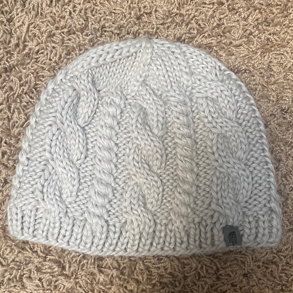The North Face crochet wool hat